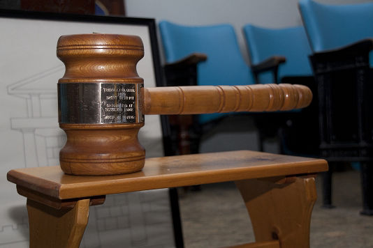 Brant District Travelling Gavel